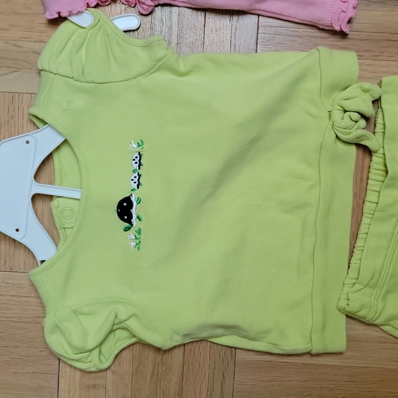 Gymboree lot of 2 Matching shirt & pants sets - like new - Picture 4 of 6